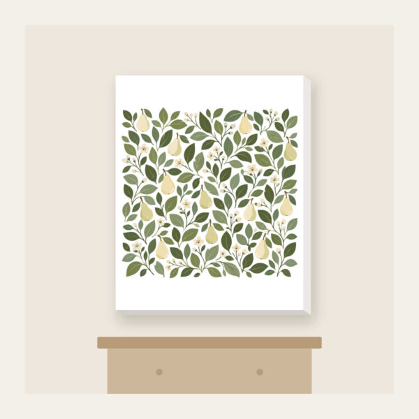 Product image Pear and Leaf Mosaic Canvas Print