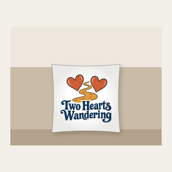 Product image Two Hearts Wandering Pillow