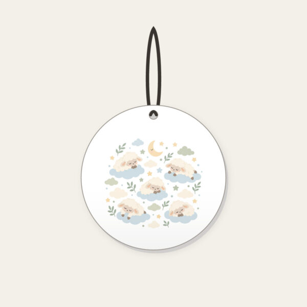 Product image Sleepy Sheep and Clouds Ceramic Ornament