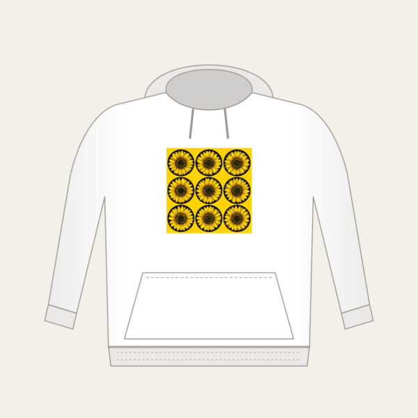 Product image Nine Sunflowers in a Yellow Grid Hoodie