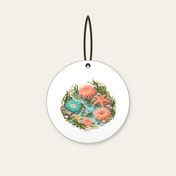 Product image Coral Tidepool Anemones Ceramic Ornament