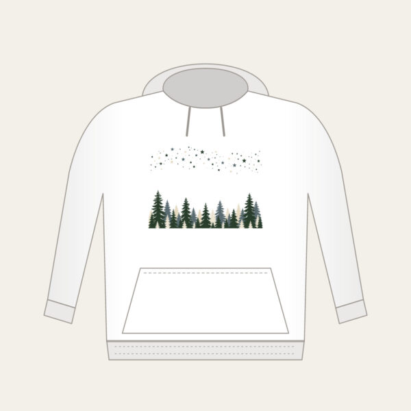 Product image Pine Silhouettes under Scattered Stars Hoodie