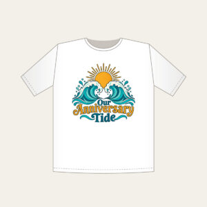 Our Anniversary Tide T-Shirt in white