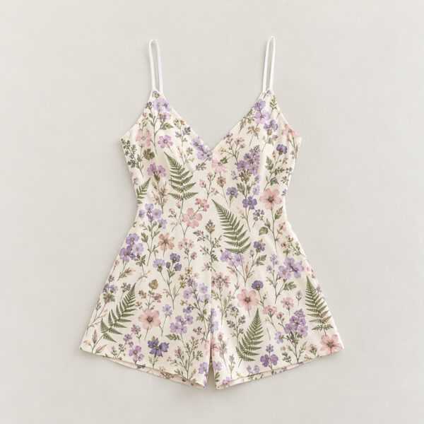 Product image Pressed Posy V-Neck Cami Jumpsuit