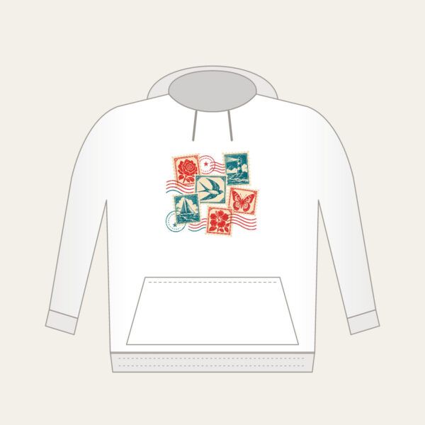 Product image Vintage Postage Collage Hoodie