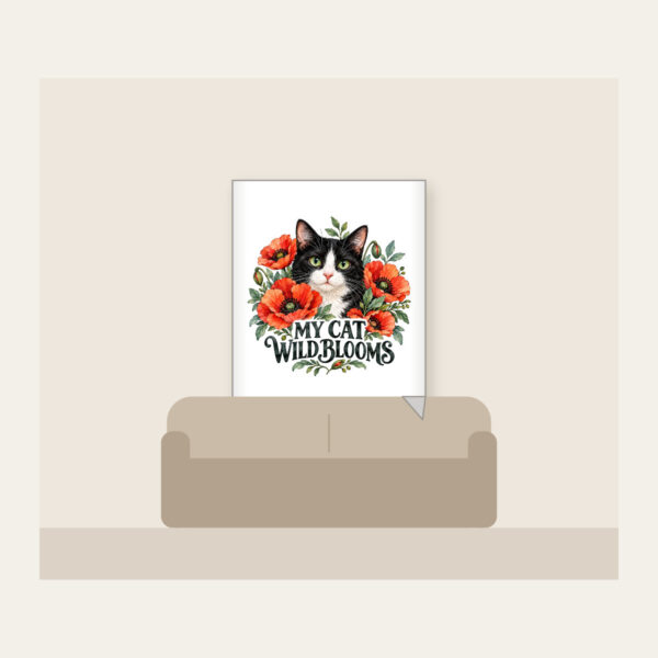 Product image My Cat Wild Blooms Fleece Blanket