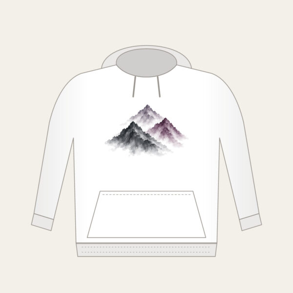 Product image Three Overlapping Mountain Peaks Hoodie