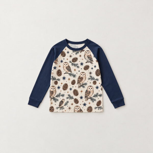 Product image Pinecone Pals Kid Long Sleeve Raglan Pajamas
