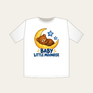 BABY LITTLE MOONRISE T-Shirt in white