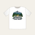 Dad's Trail Notes T-Shirt in white