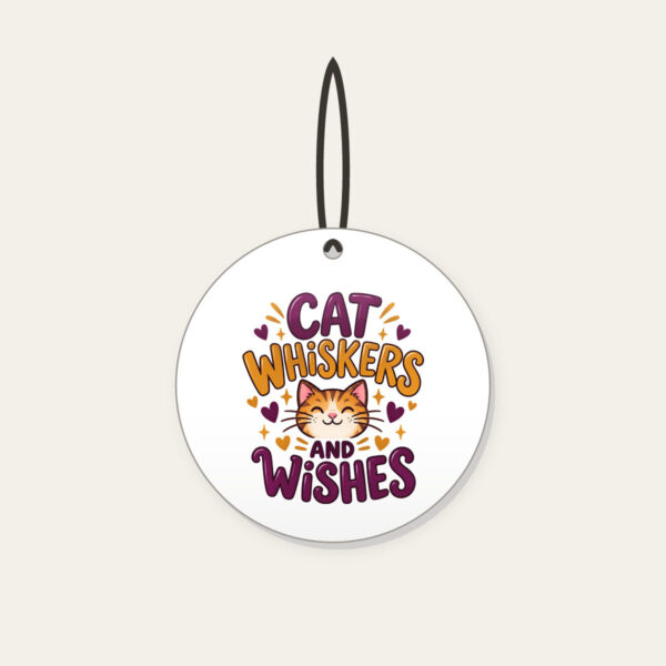 Product image Cat Whiskers and Wishes Ceramic Ornament