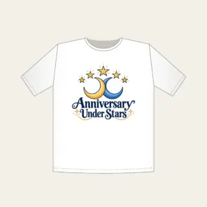 Anniversary Under Stars T-Shirt in white