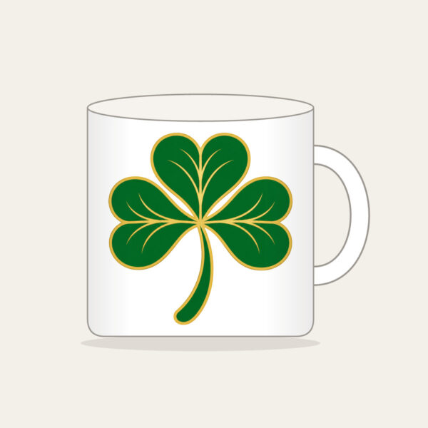 Product image Gold-Edged Clover Leaf Mug