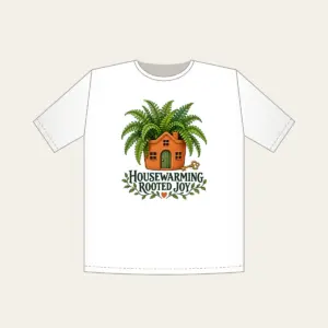 HOUSEWARMING ROOTED JOY T-Shirt in white