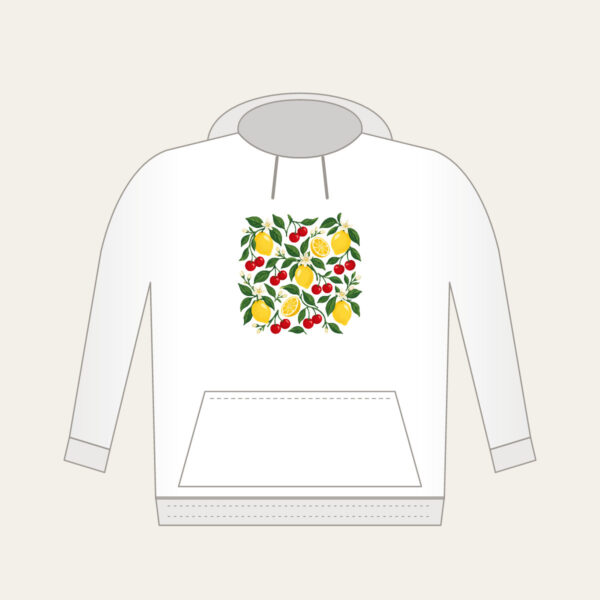 Product image Cherry and Lemon Orchard Pattern Hoodie