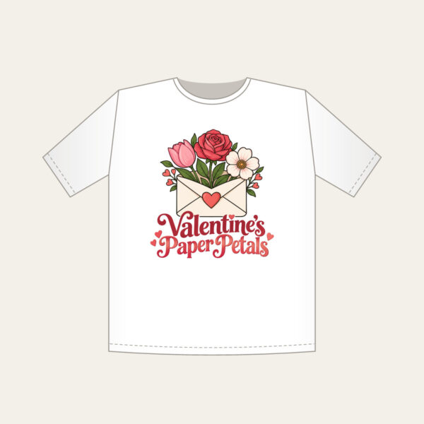 Product image Valentine's Paper Petals T-Shirt