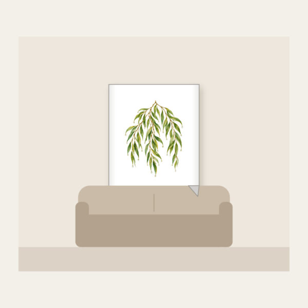 Product image Weeping Willow Branches with Dewdrops Fleece Blanket