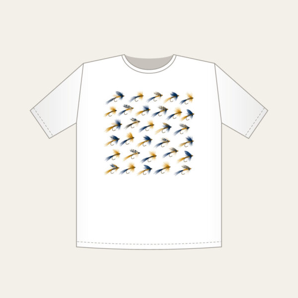 Product image Trout Flies in Diagonal Rows T-Shirt