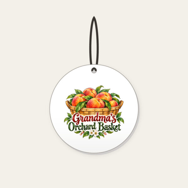 Product image Grandma's Orchard Basket Ceramic Ornament