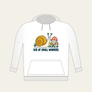 KID OF SMALL WONDERS Hoodie in white