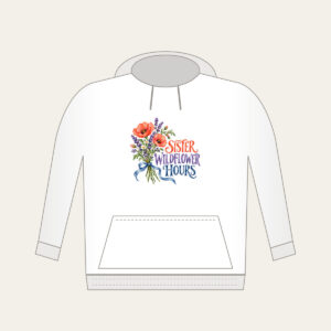 SISTER WILDFLOWER HOURS Hoodie in white