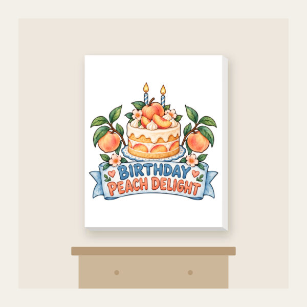 Product image Birthday Peach Delight Canvas Print