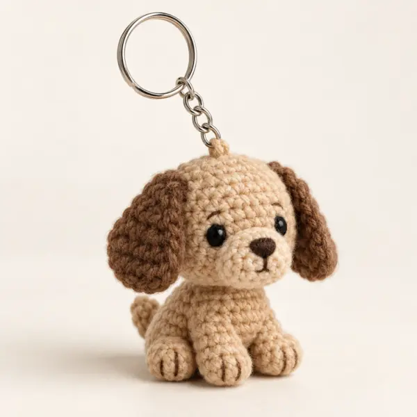 Product image Crochet Mini Dog Keychain